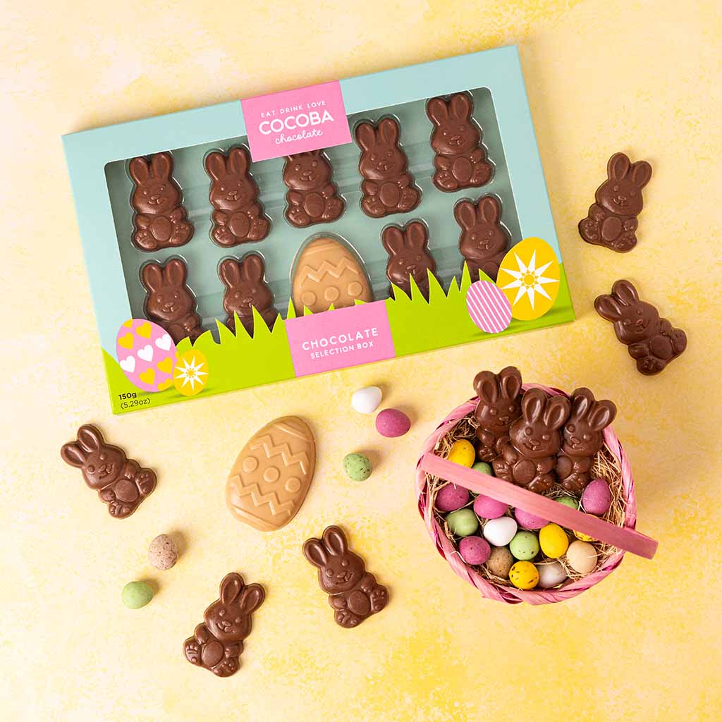 Shop Easter Chocolate Gifts & Chocolate Hampers | Cocoba Chocolate