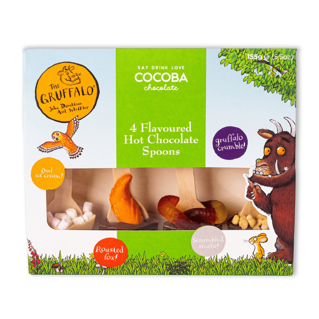 Gruffalo Flavoured Hot Chocolate Spoons Set