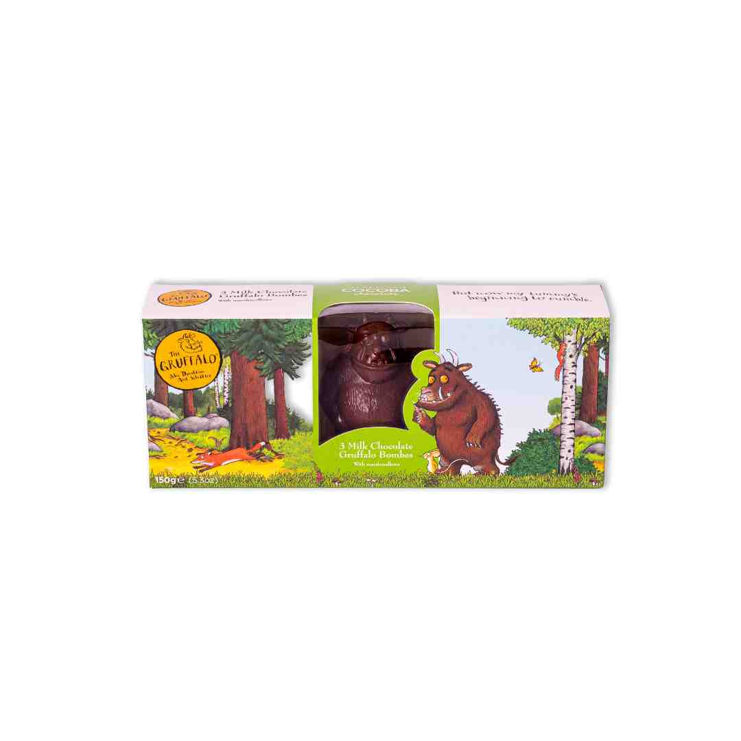 Gruffalo Hot Chocolate Bombes with Marshmallows (3 Bombes)