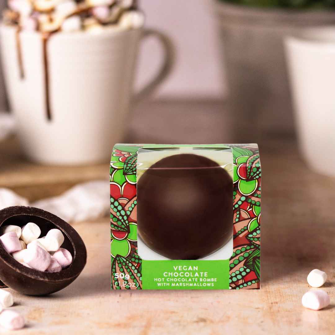 Vegan Hot Chocolate Bombe in a Box (single)